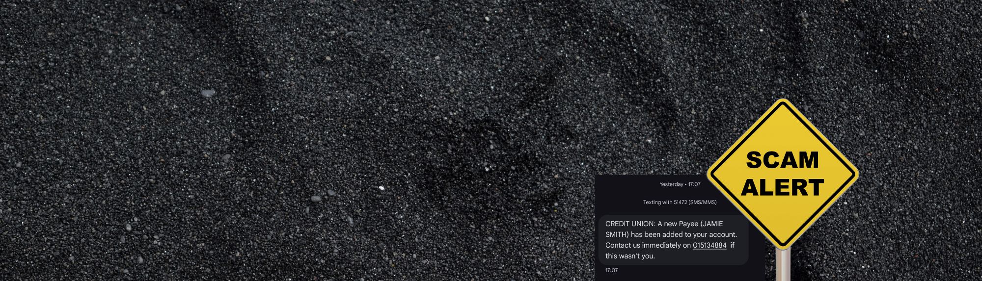 Fraudulent SMS Warning